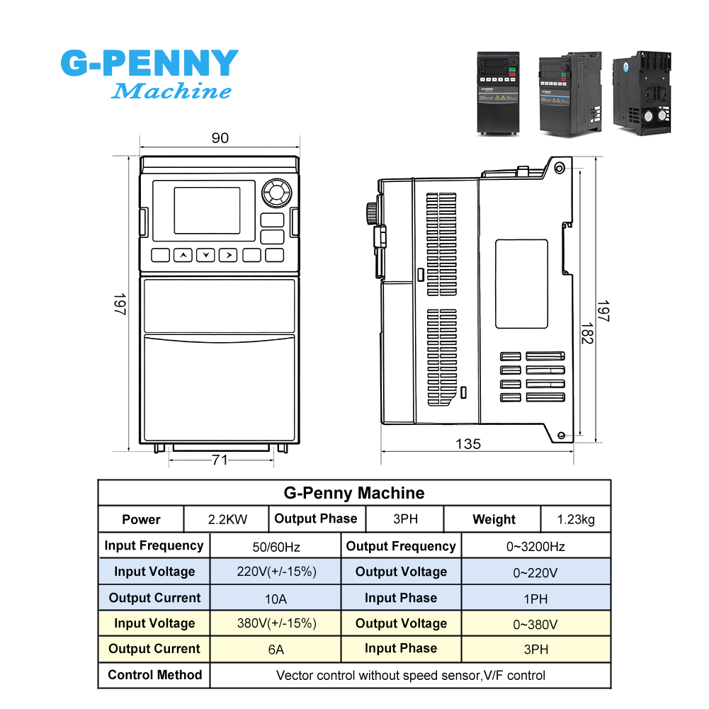 G-Penny 2.2kw ER20 CNC Water C - 2.2Kw Water Cooled Spindle Kit Vfd ulasan dan harga