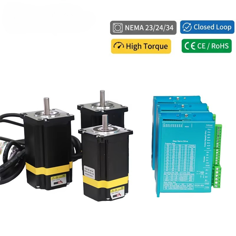 NEMA23 NEMA24 NEMA34 Closed Lo - Nema 23 Closed Loop Stepper Motor Driver Kit ulasan dan harga