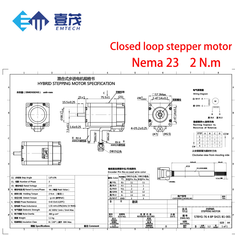 NEMA23 NEMA24 NEMA34 Closed Lo - Nema 23 Closed Loop Stepper Motor Driver Kit ulasan dan harga